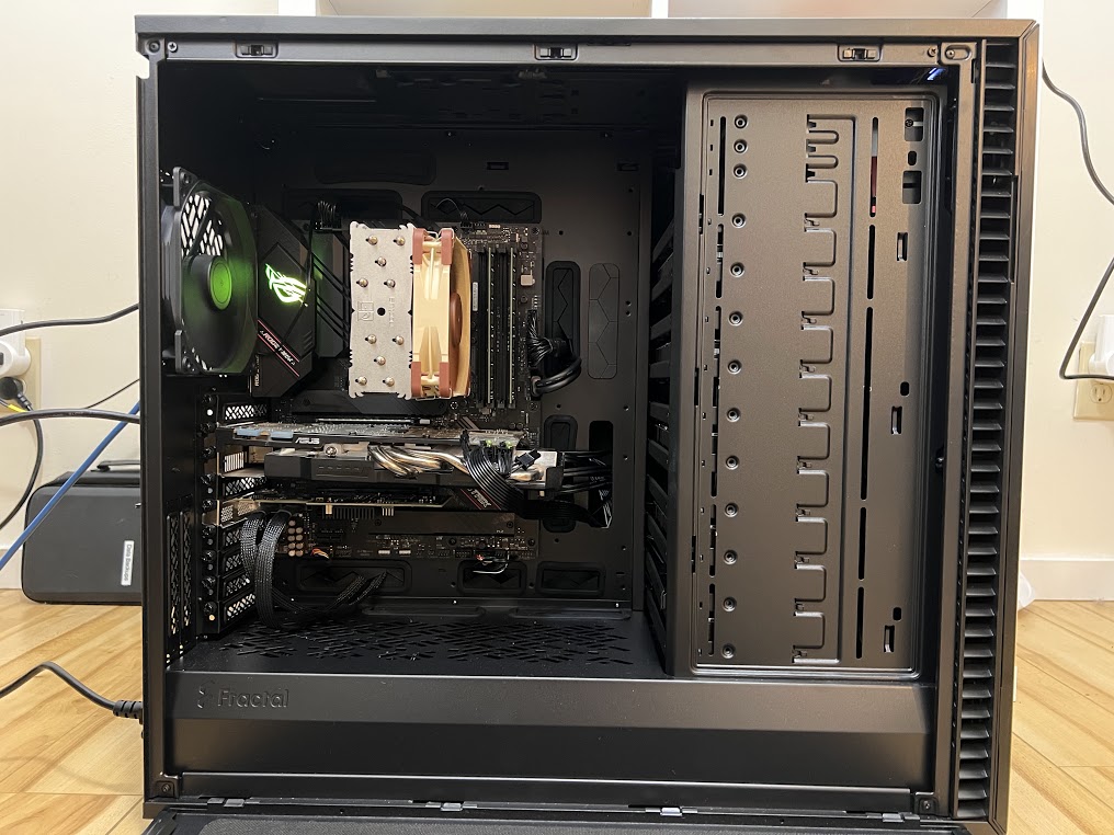 Obligatory photo of the inside of the case